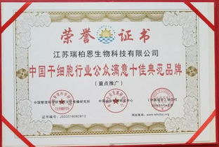 熱烈祝賀江蘇瑞柏恩生物科技榮獲三項(xiàng)大獎(jiǎng)，引領(lǐng)生物技術(shù)推廣服務(wù)新篇章